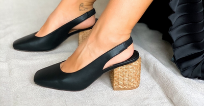 How to Wear Block Heels in the Season's Must-Have Colours
