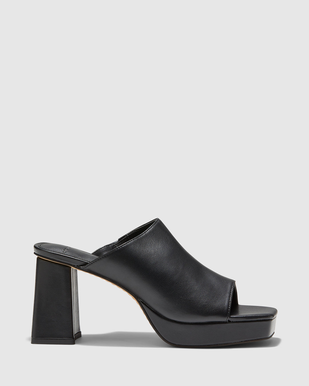Black platform mule sandals 2025