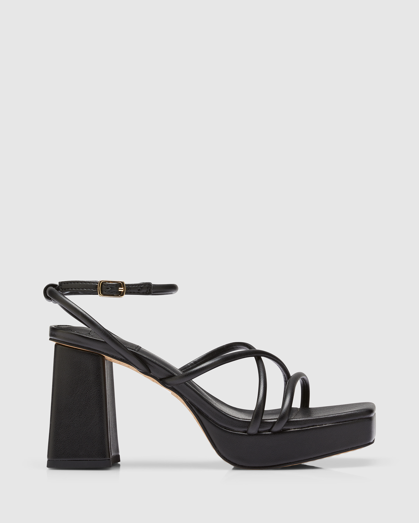 Black sales cage heels