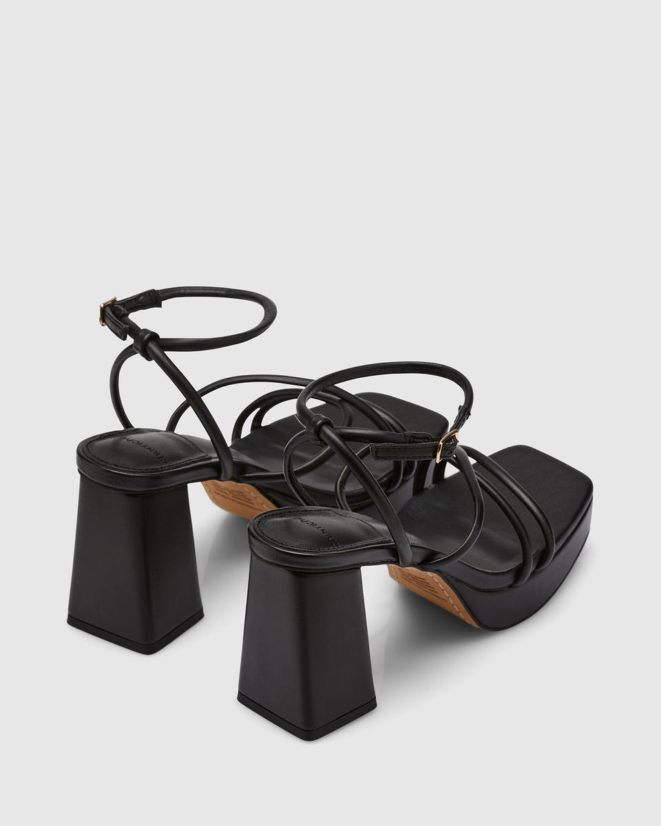 Vespa Heels Black by cherrichella | Women's Fashion Platform Heels ...